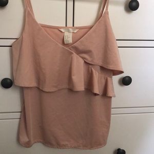 H&M cream pink colored tank top